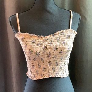 Brandy Melville floral tank top